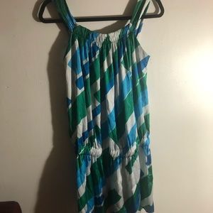 Zara Silk Spaghetti Strap Dress